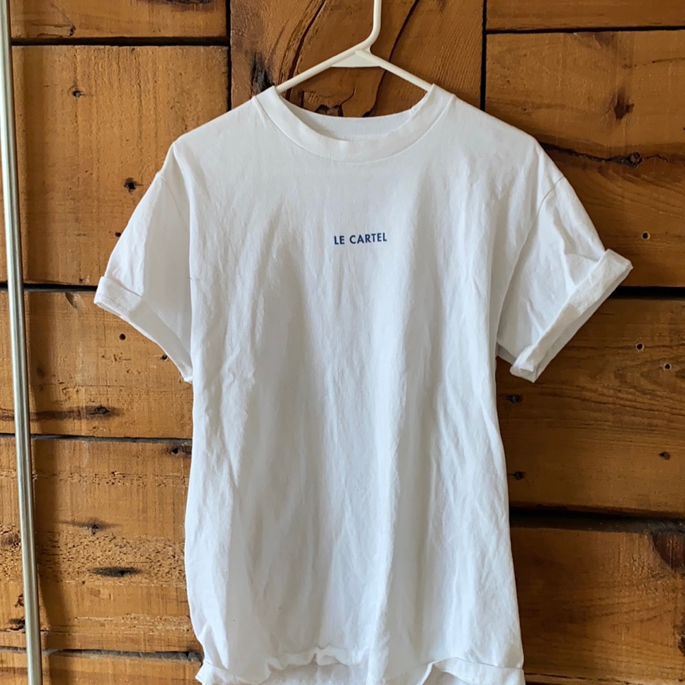 T shirt Le Cartel blanc mtl wear